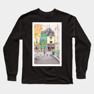 Odette Cafe, Paris Long Sleeve T-Shirt